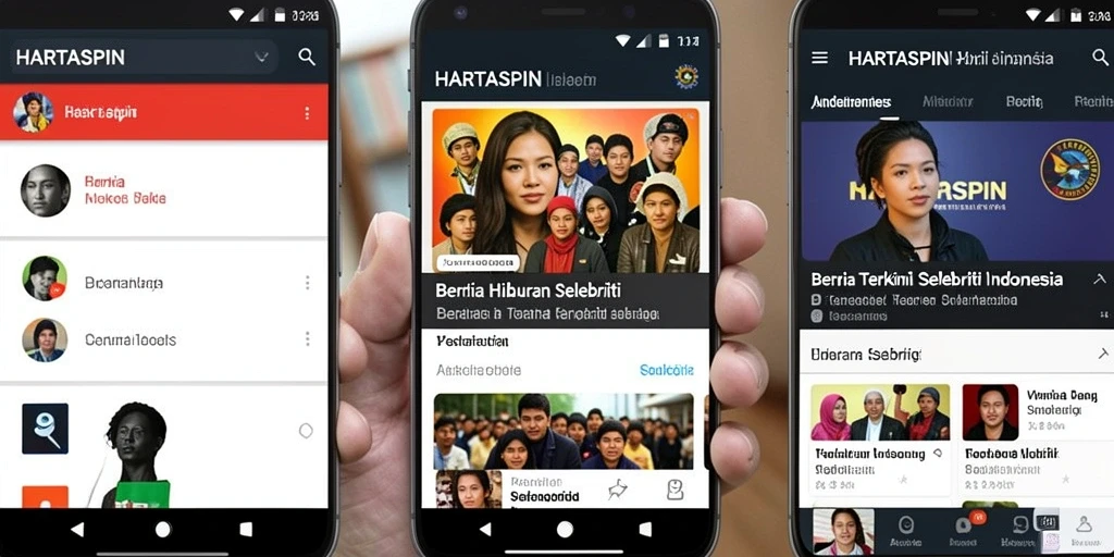 Tampilan antarmuka aplikasi HARTASPIN yang modern dan menarik.