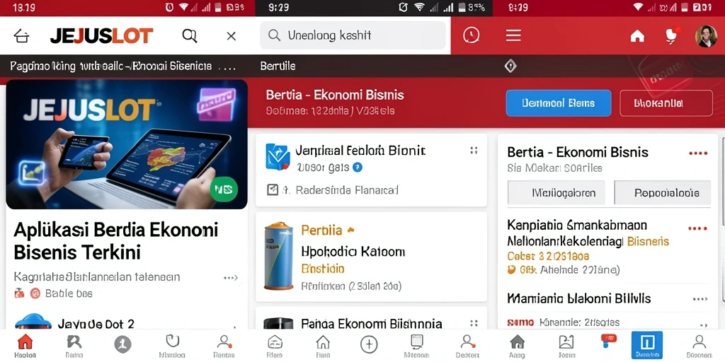 Tampilan antarmuka JEJUSLOT yang informatif dan menarik.