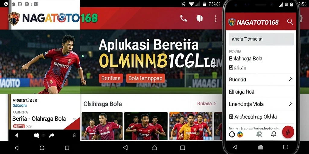 Tampilan antarmuka aplikasi NAGATOTO168 yang modern dan informatif.