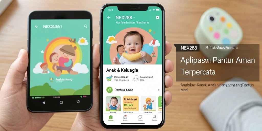 Screenshot utama NEX288 menampilkan antarmuka pengguna yang intuitif untuk pemantauan anak.