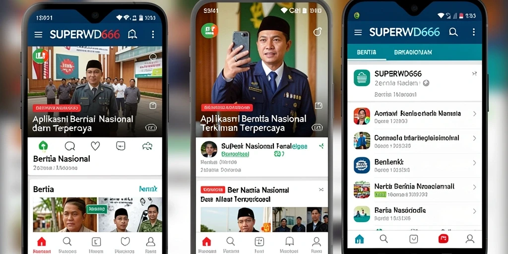 Tampilan antarmuka aplikasi SUPERWD666 yang menarik dan informatif.