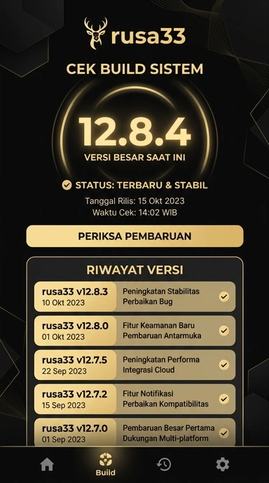 Tampilan riwayat versi rusa33